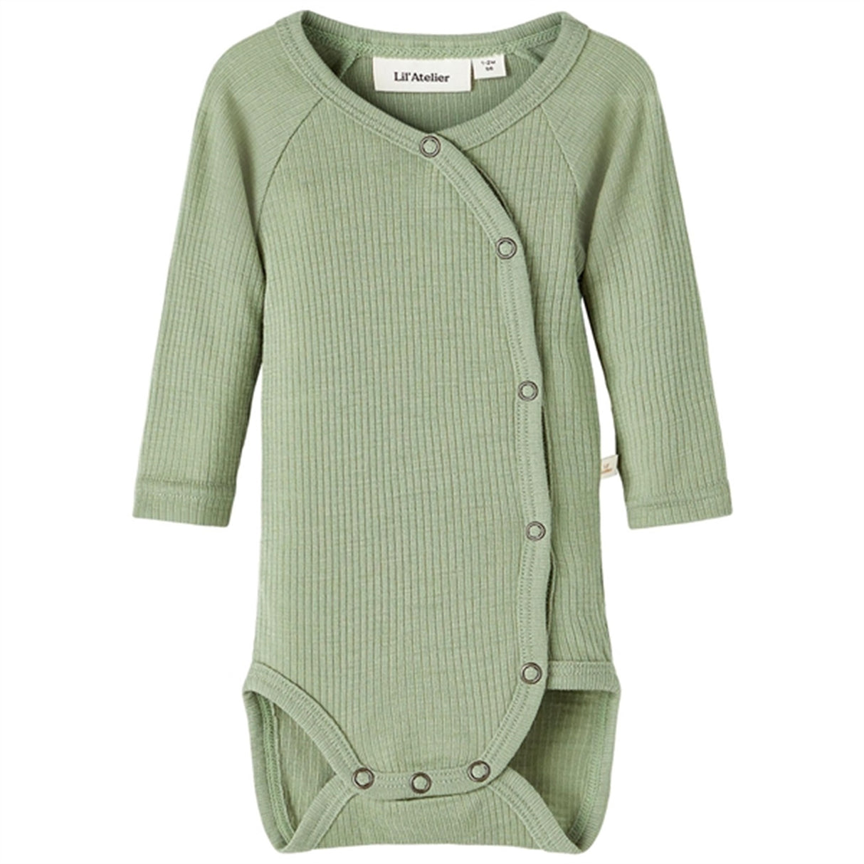 Lil'Atelier Oil Green Fable Slim Uld Body