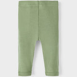 Lil'Atelier Oil Green Fable Slim Uld Leggings 2