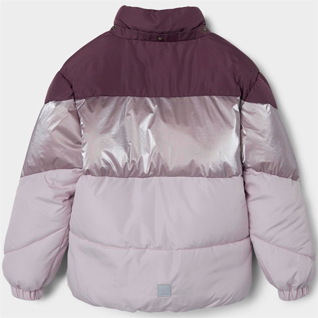 Name it Arctic Dusk Mille Puffer Jakke Block Foil Noos