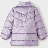 Name it Lavender Gray Maggy Puffer Jakke 6