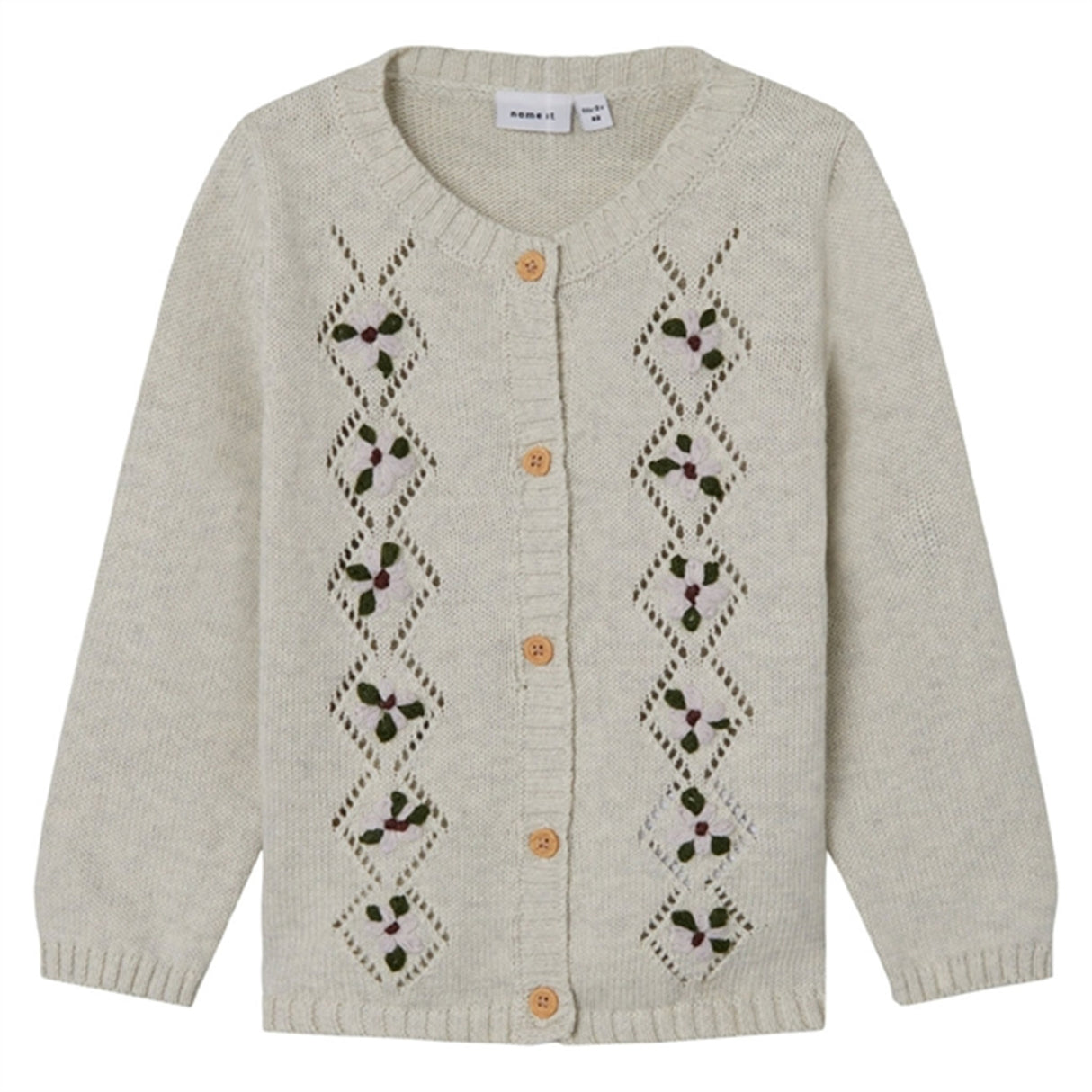 Name it Peyote Melange Kihelle Strik Cardigan