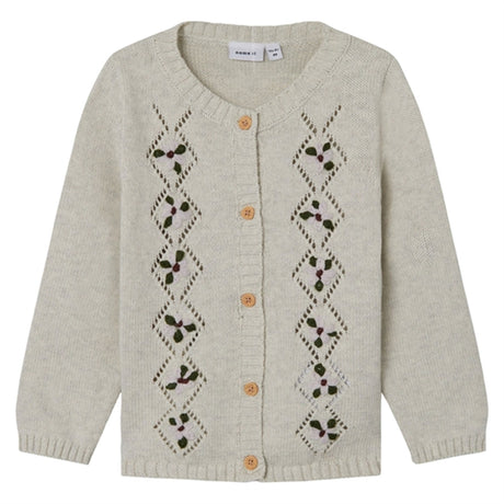 Name it Peyote Melange Kihelle Strik Cardigan