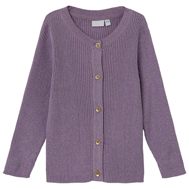 Name it Lavender Gray Lelou Strik Cardigan