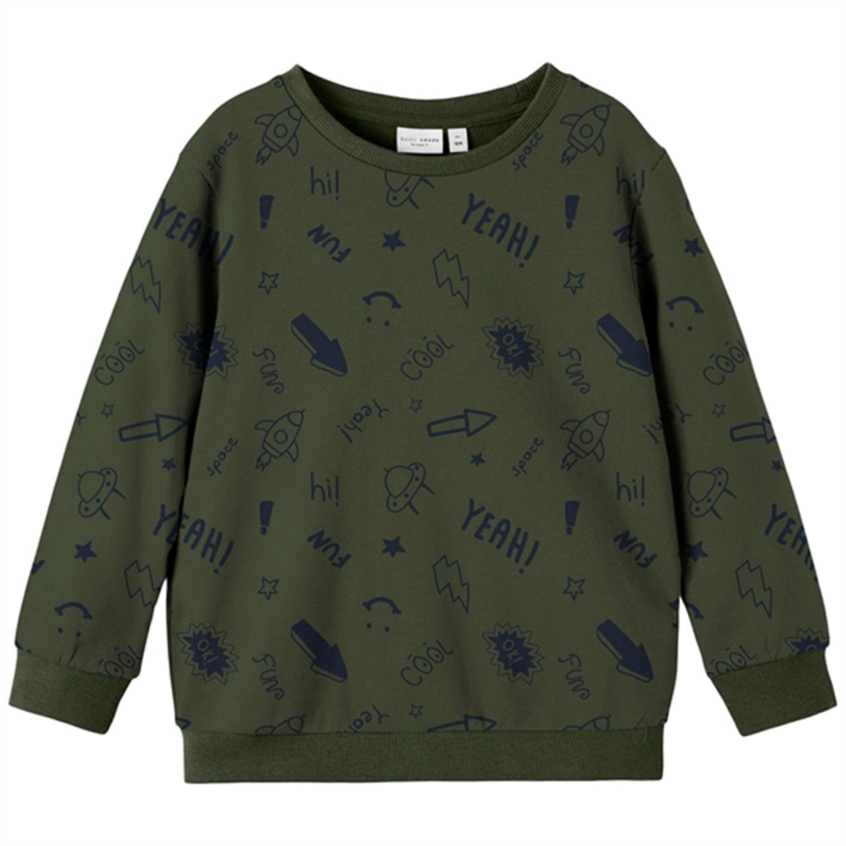 Name it Rifle Green Vifelix Loose Sweatshirt