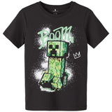 Name it Black Jom Minecraft T-Shirt Noos