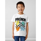 Name it Bright White Julin Pokemon T-Shirt Noos