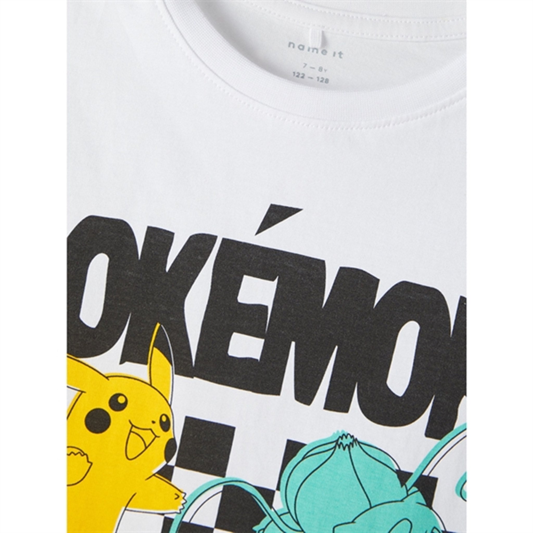 Name it Bright White Julin Pokemon T-Shirt Noos 3