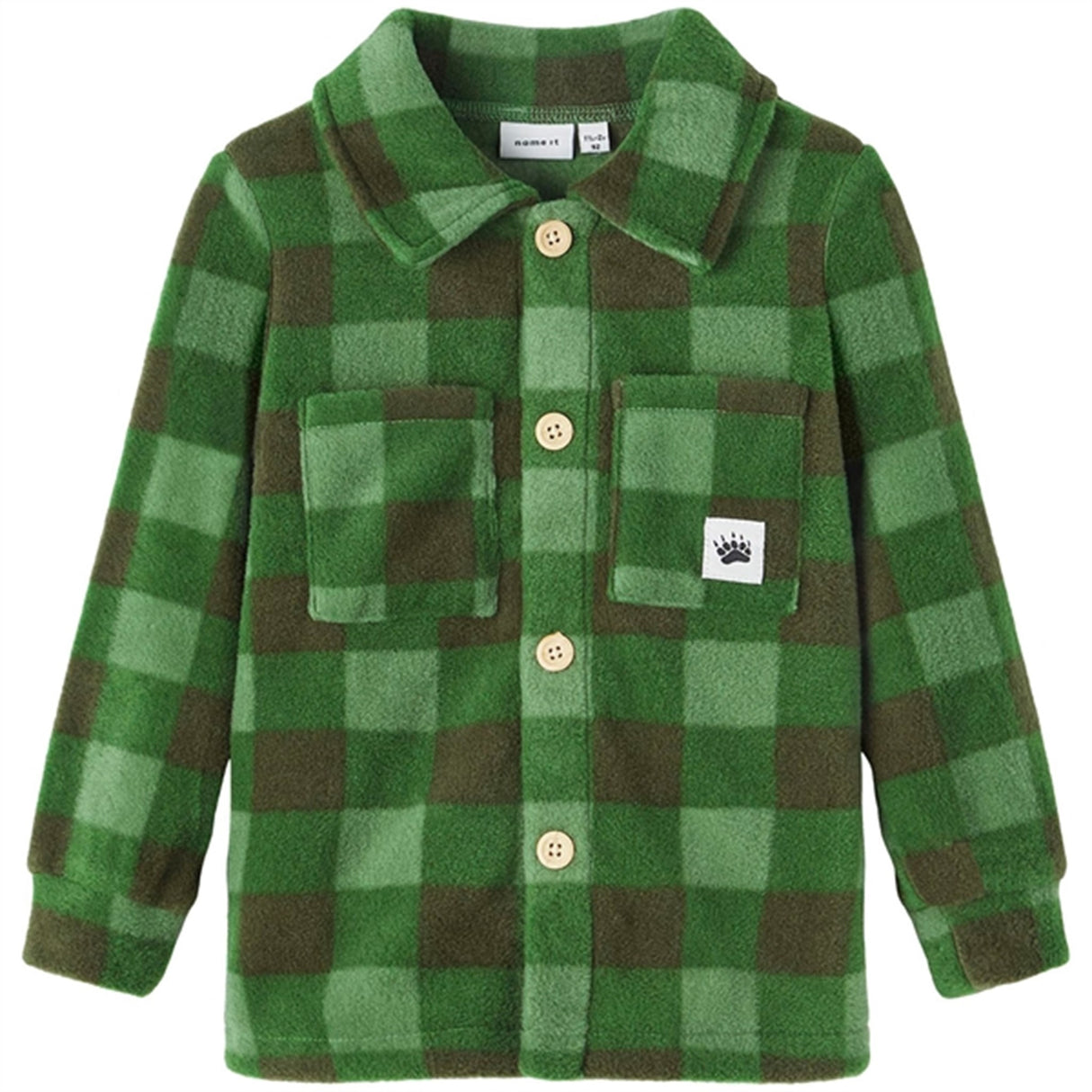 Name it Rifle Green Larke Teddy Cardigan