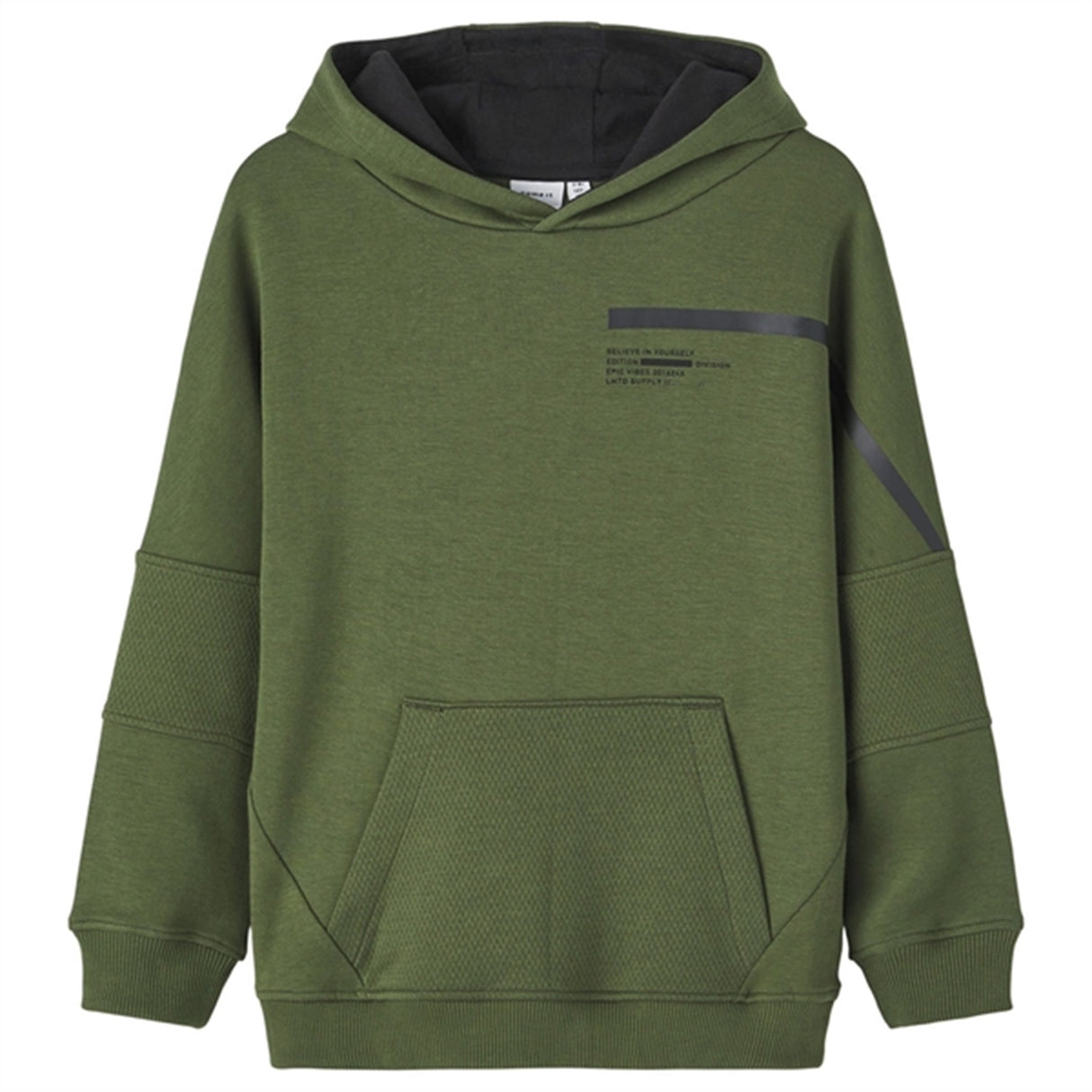 Name it Rifle Green Kaivar Loose Sweat Hoodie