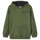 Name it Rifle Green Kaivar Loose Sweat Hoodie