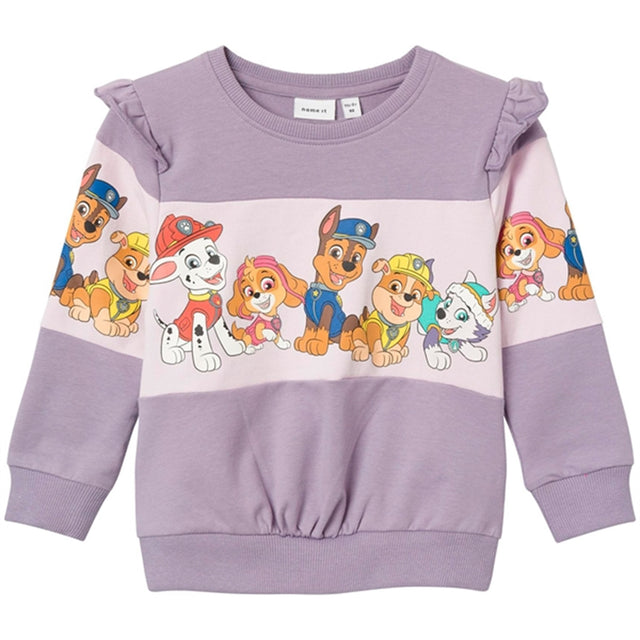 Name it Lavender Gray Jeba Paw Patrol Sweatshirt