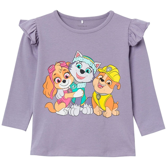 Name it Lavender Gray Jebina Paw Patrol Bluse