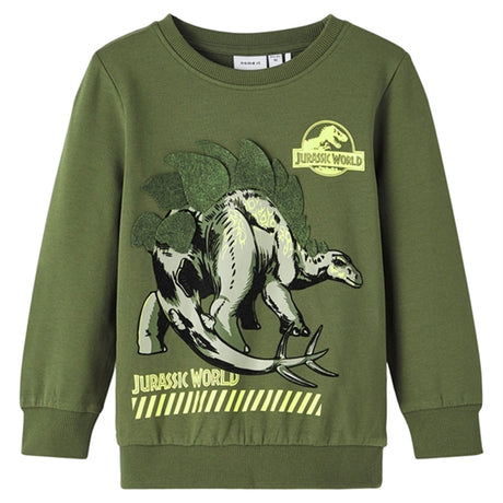 Name it Rifle Green Jovan Jurassic Sweatshirt