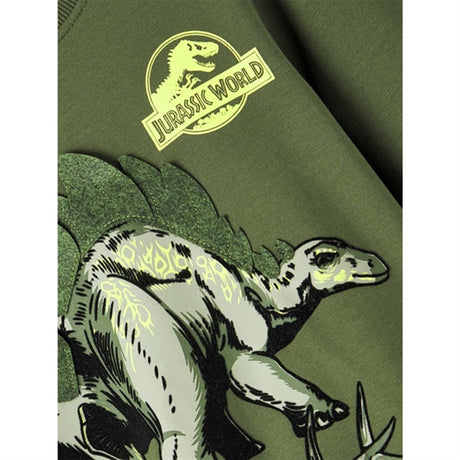 Name it Rifle Green Jovan Jurassic Sweatshirt 2