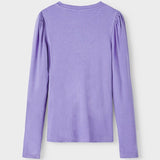 Name it Aster Purple Lilde Slim Bluse 3