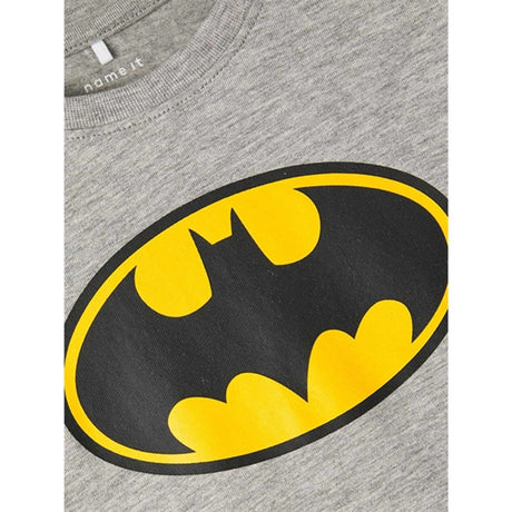 Name it Grey Melange Jumis Superhelt Bluse 2