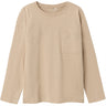 Name it Oxford Tan Vebbe Bluse