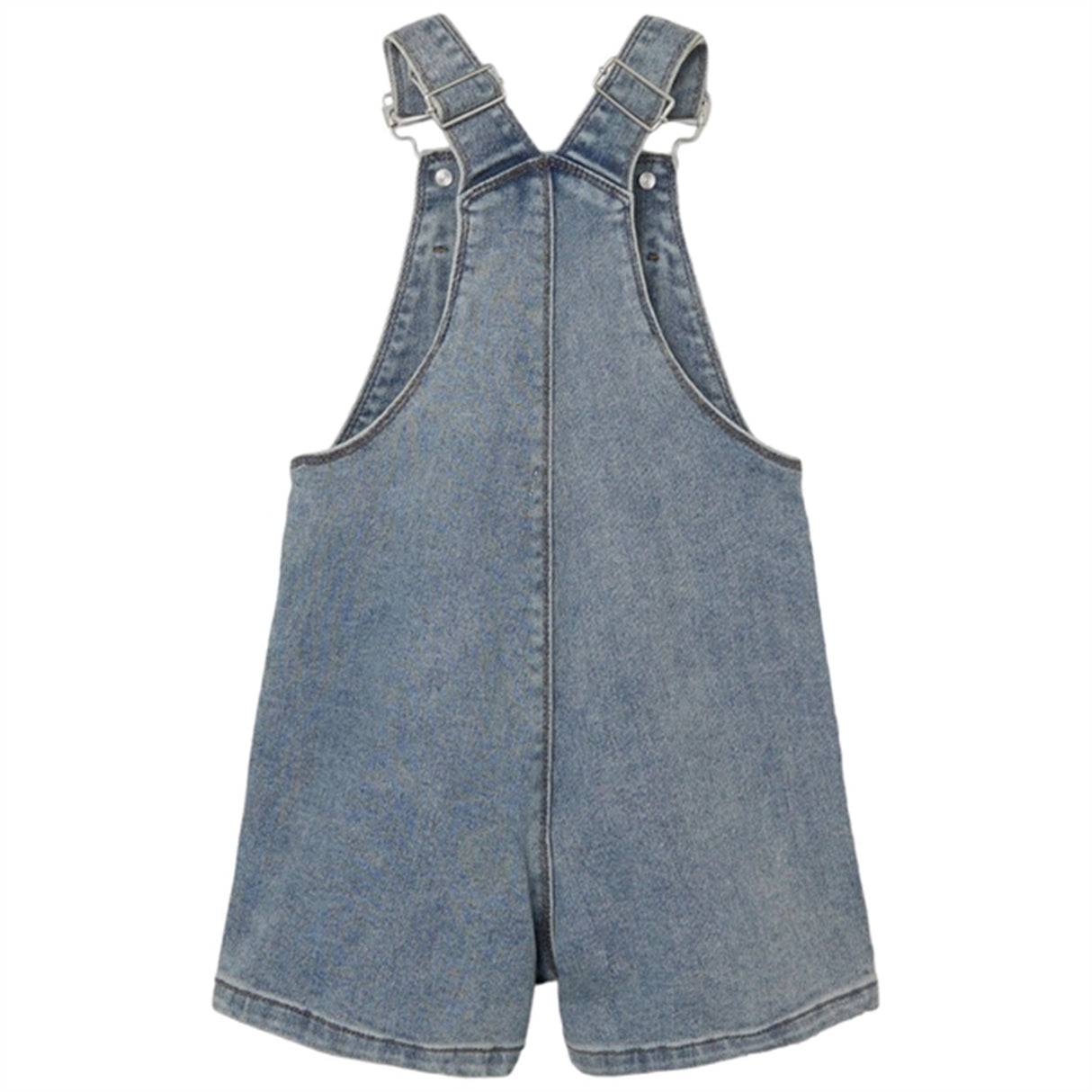 Lil'Atelier Light Blue Denim Kim Loose Denim Overall Shorts 2