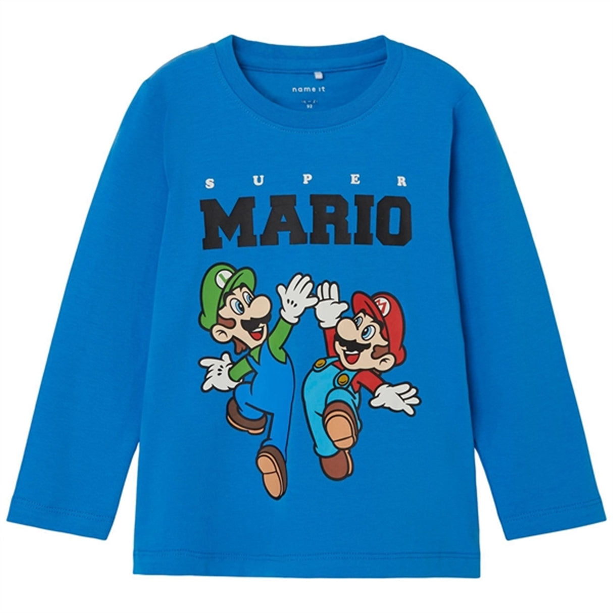 Name it Brilliant Blue Jubber Mario Bluse