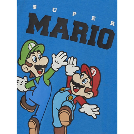 Name it Brilliant Blue Jubber Mario Bluse 2