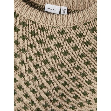 Name it Oxford Tan Onis Striktrøje 2