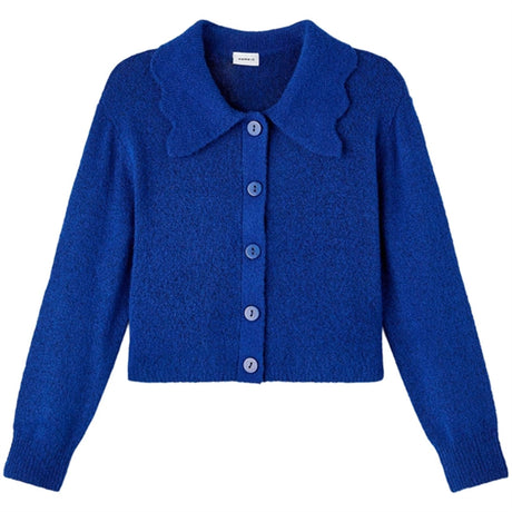 Name it Dazzling Blue Natura Short Strik Cardigan