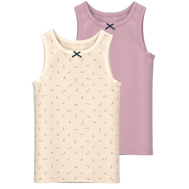 Name it Buttercream Tank Top Floral 2-pak Noos