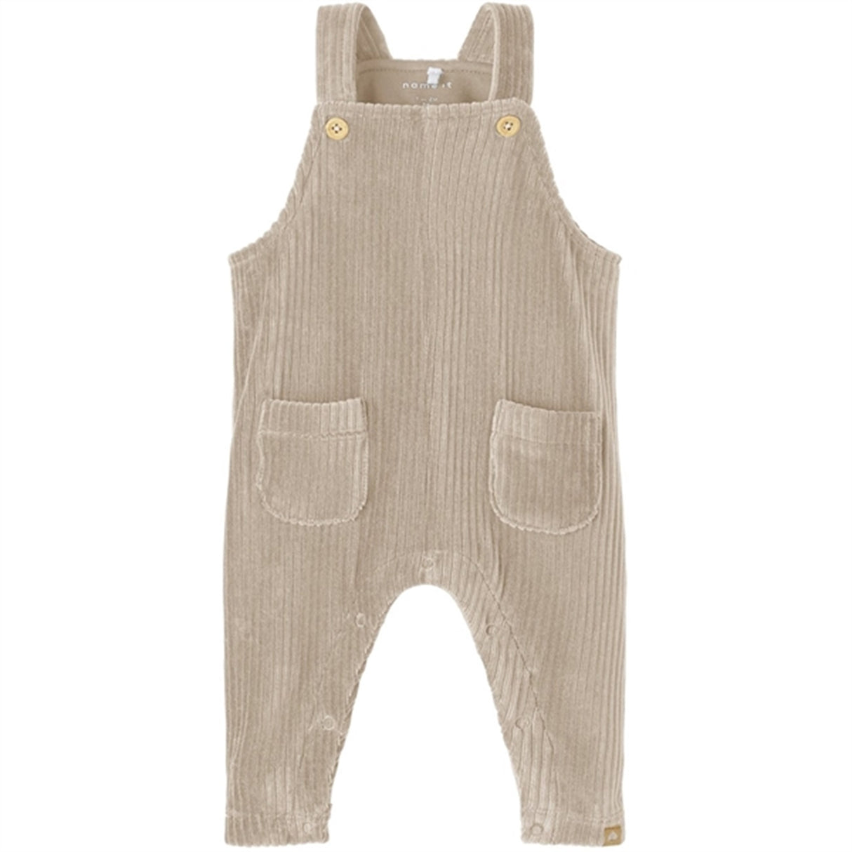 Name it Oxford Tan Nash Velour Overalls