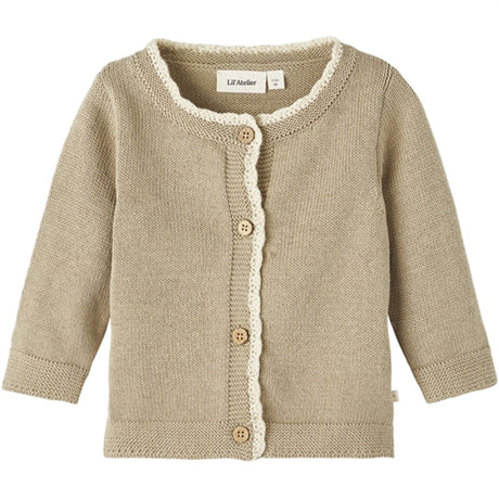 Lil'Atelier Chinchilla Emmely Strik Cardigan