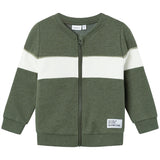 Name it Rifle Green Nulle Sweat Cardigan