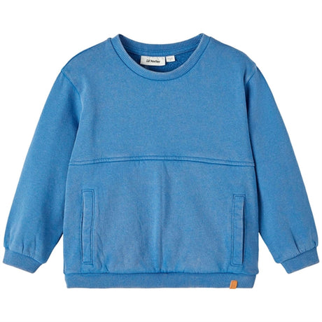 Lil'Atelier Federal Blue Nalf Loose Sweatshirt