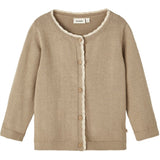 Lil'Atelier Chinchilla Emmely Strik Cardigan