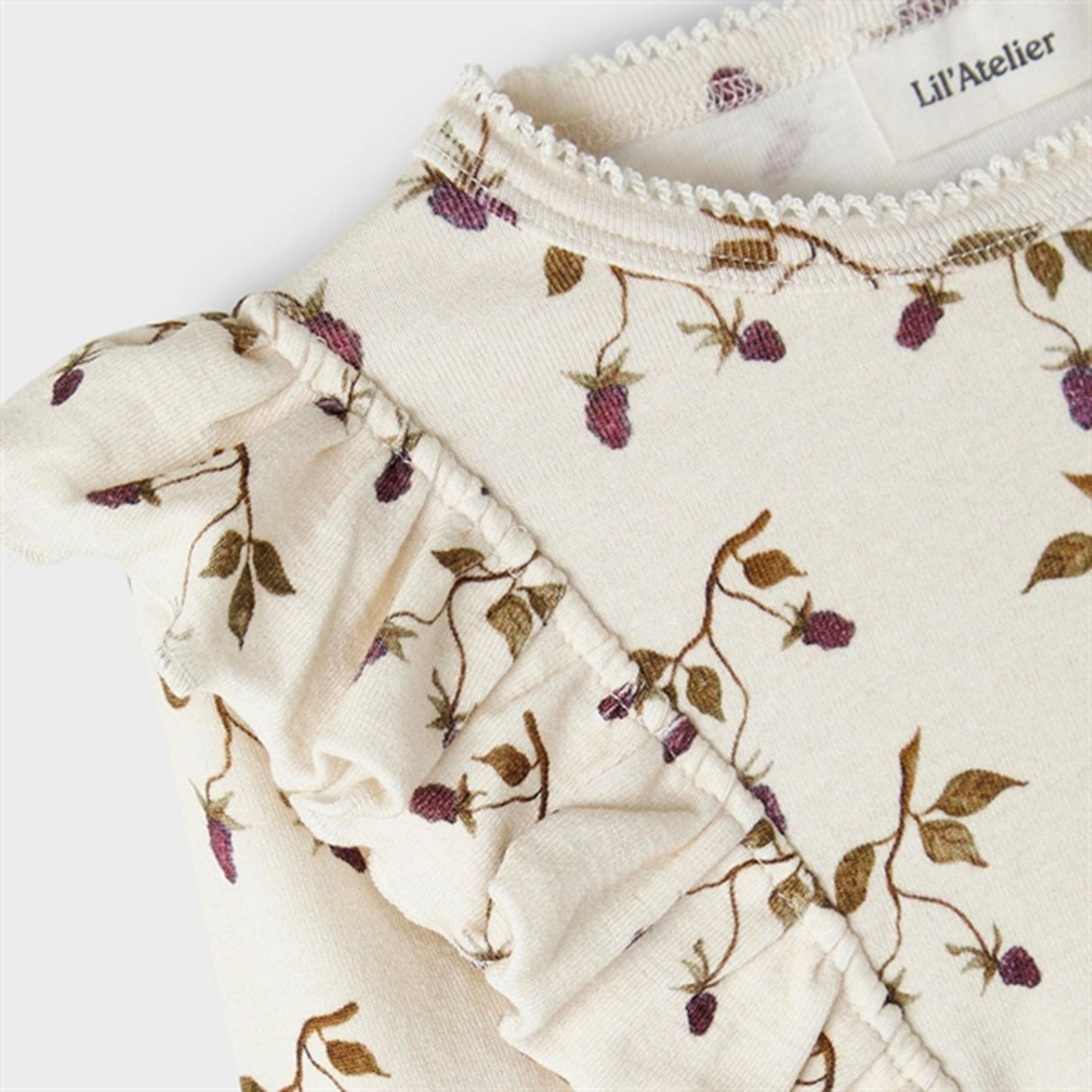 Lil'Atelier Turtledove/Berry Gaya Slim Bluse 3