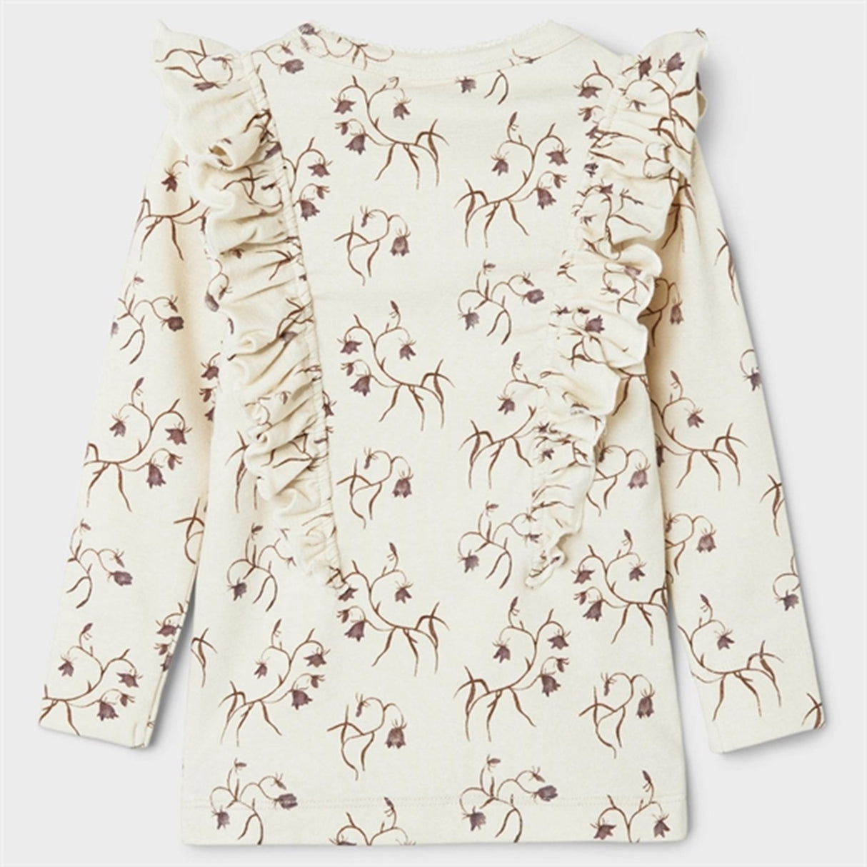 Lil'Atelier Turtledove/Flower Gaya Slim Bluse 3