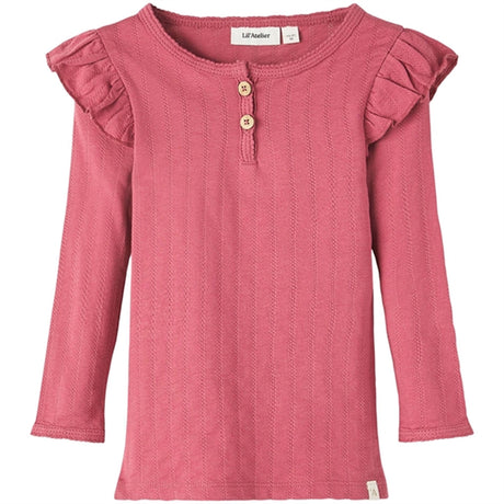 Lil'Atelier Dry Rose Nala Slim Bluse