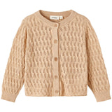 Lil'Atelier Warm Sand Nina Loose Strik Cardigan