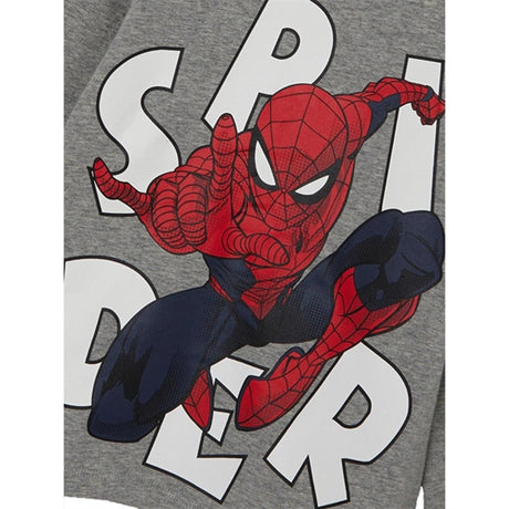 Name it Grey Melange Journey Spiderman Bluse 2