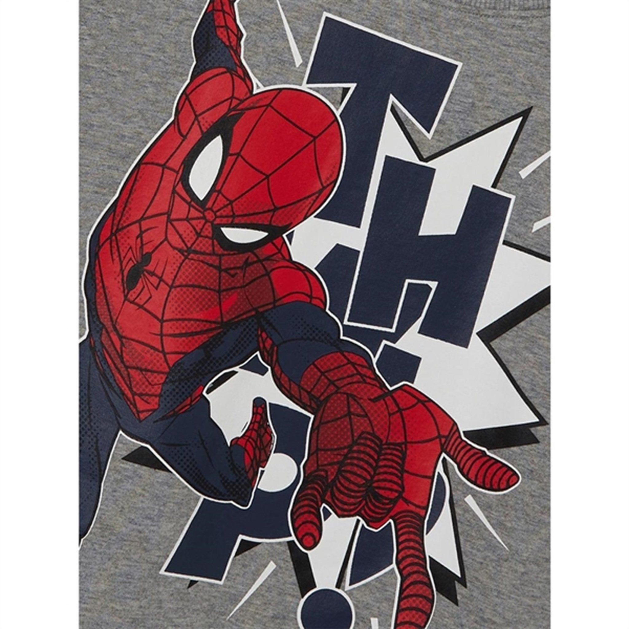 Name it Grey Melange Jasp Spiderman Sweatshirt 2
