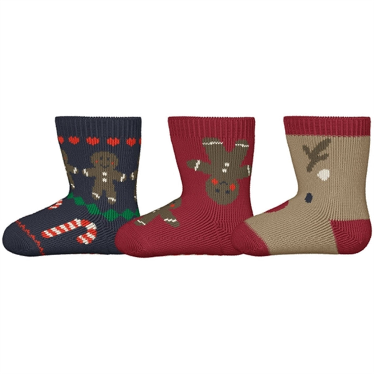 Name it Jester Red Richristmas Socks 3-pack