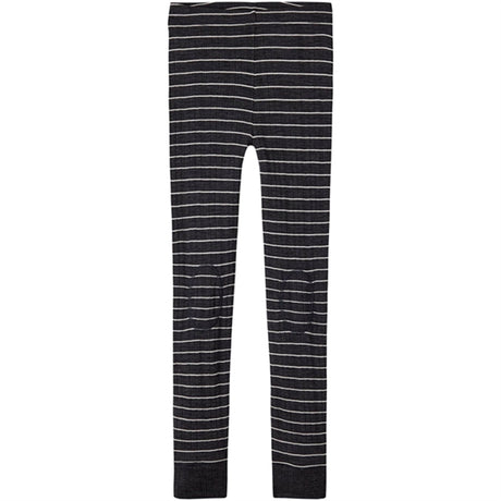 Name it Blue Graphite Stripes Wang Uld Needle Stripe Leggings