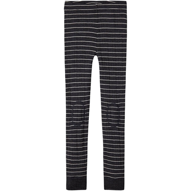 Name it Blue Graphite Stripes Wang Uld Needle Stripe Leggings