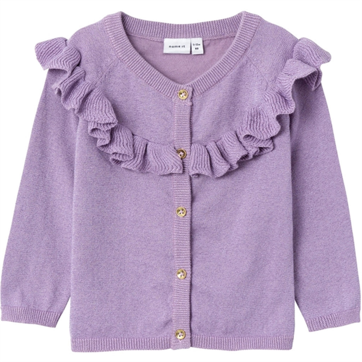 Name it Lavender Mist Resine Strik Cardigan