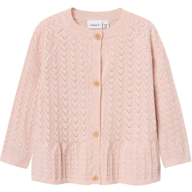 Name it Rose Smoke Remille Strik Cardigan