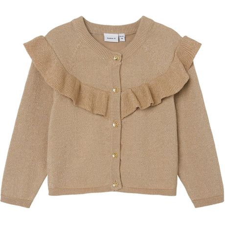 Name it Oxford Tan Resine Strik Cardigan