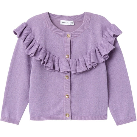 Name it Lavender Mist Resine Strik Cardigan