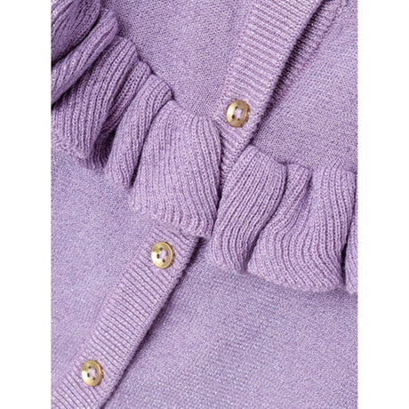 Name it Lavender Mist Resine Strik Cardigan 2