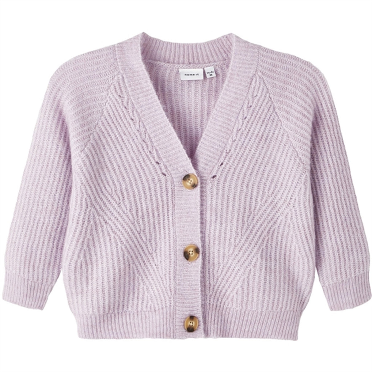 Name it Lavender Mist Retulle Strik Cardigan