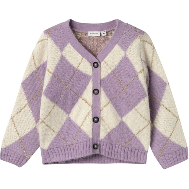 Name it Lavender Mist Sininna Strik Cardigan