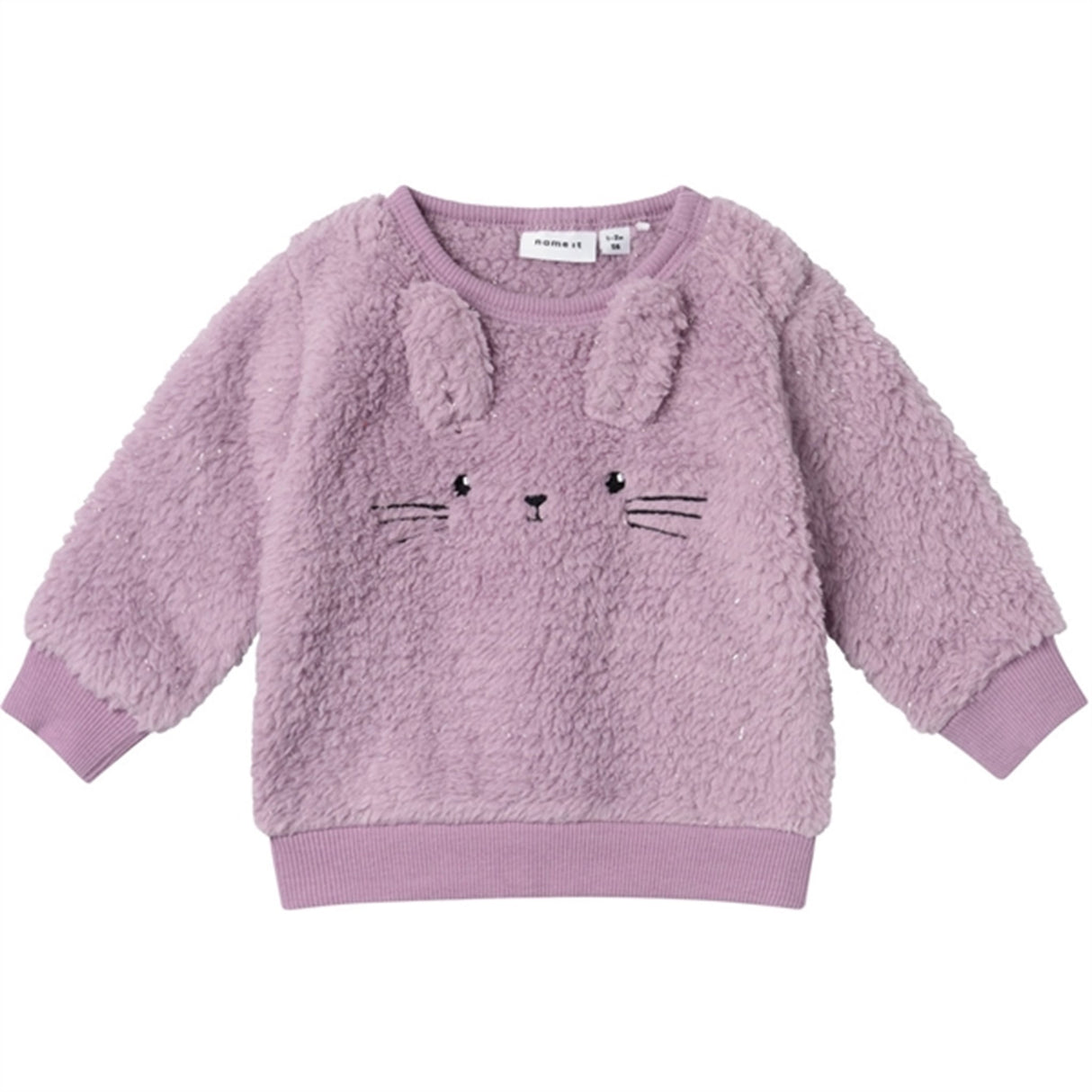 Name it Lavender Mist Sasie Teddy Bluse