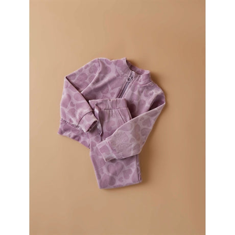 Name it Lavender Mist Sofie Velour Bukser 2